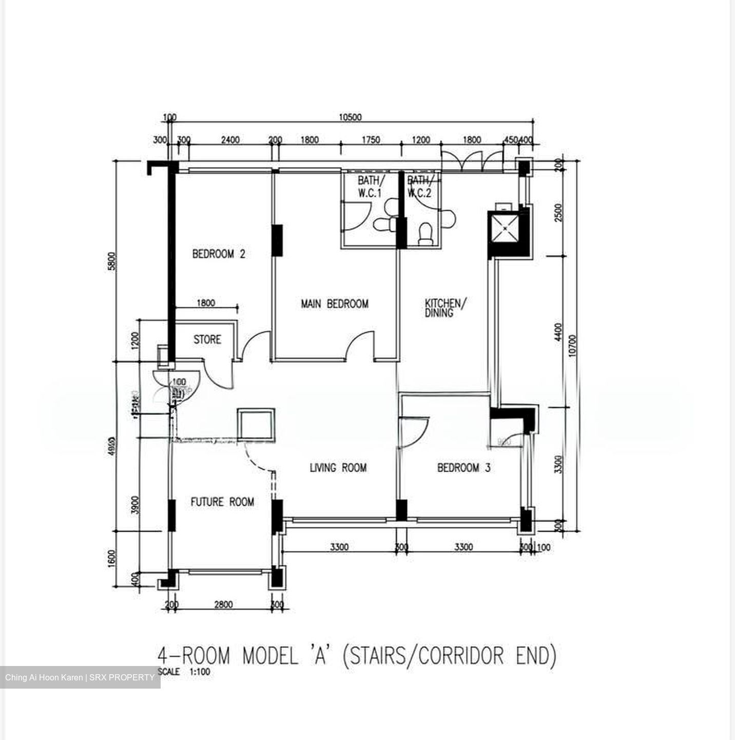 Blk 557 Hougang Street 51 (Hougang), HDB 4 Rooms #555416331